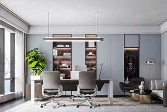 太原轻奢风格-书房