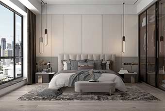 太原现代风格-卧室