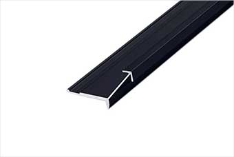 太原航空纤维墙咔铝合金阳角线（哑黑氧化）